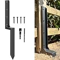 33.62" Fence Post Repair Kit, Fix Broken 4x4/6x6 Wood Post 1Pack