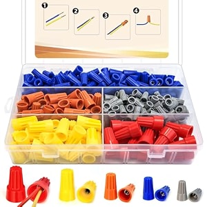 330 pcs wire connectors insulating insert twist electrical wire connectors with spring portable wire caps for quick connection colorful wire caps electrical