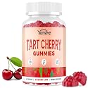 3300mg Tart Cherry Gummies for Uric Acid Cleanse, Sleep, Gout, Joint & Kidney Support – Tart Cherry Extract with Celery Seed, Melatonin, Vitamin C – Detox & Antioxidant – Mixed Berry Flavor, 60 Count