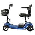 330lbs Max Weight, Electric Mobility Scooter for Adults 4 Wheel Mobility, 20miles Per Charge Electric Powered Wheelchair Power Scooters Blue