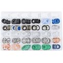 330PCS 36 Popular Sizes Mater Oil Drain Plug Gaskets, Washer Assortment Kits Replace 097-119, 097-139, 097-021, 097-025, N0138157, 11026-01M02, APC93000, 94109-14000, 097-128, MD050317