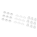 3316450.9019 White Wire Shelf Clip Kit