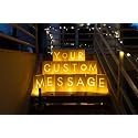 WYMM A to Z Letters Luminary Bags with Tea Lights, Custom Sign Maker