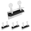"Nuk3y Sliding Window Security Locks with Rubber Gasket (Aluminum, 4 Pack)"