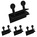 "Nuk3y Sliding Window Security Locks with Rubber Gasket (Black, 4 Pack)"