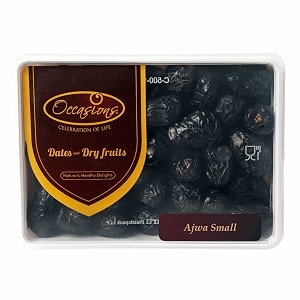 occasions  ajwa dates small 400 gm  saudi arabian dates  ajwa khajoor