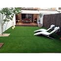 "YAZLYN COLLECTION 45MM Polyester Blend High Density Artificial Grass Carpet for Terrace, Roof, Garden with 4 Layers Protection(Grass-45MM-1.5x5FT) - Synthetic Grass"