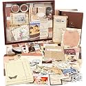 348 Pcs Scrapbook Kit Vintage Aesthetic Scrapbook