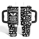 34HD Hunter Movies Tumbler 40oz with Handle and Straw, Gift for Movie Fans
