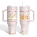 34HD Reading Tumbler 40oz with Handle and Straw, Gift for Bookworm Friends