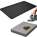 34x22" Silicone Oil Drain Mat with 20 Absorbent Pads for Garage