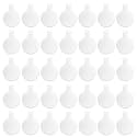 35 Pcs Cable Labels, Multi-Color Write On Cord/Wire Labels, Cable Tags and Wire Tags for Cable Management and Identification (White, Circles)