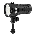 3500 LM Diving Flashlight, 16 LEDs Underwater 150m Video Light