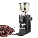 350W Commercial Espresso Grinder - 453g Capacity, 9 Precise Settings, Flat Burr Grinder for Coffee Shop, Low Noise & High Speed (478x252x210mm)