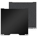 355x346mm Double-Sided PEI Build Plate for Bambu Lab H2S/H2D, Black Smooth &amp; Textured Flexible Spring Steel Plate, PLA PLA+ TPU Low Temp Printing Bed
