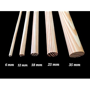 35mm 1 feet wooden stick wooden dowel rod smooth finish wood stick premiume quality for curtain rods exercises yoga wall hanging macram home dcor art amp craft diy projects