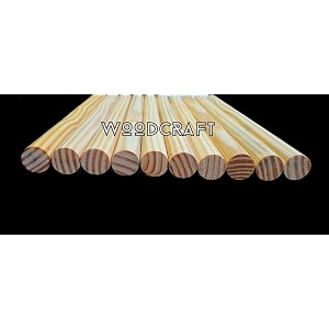35mm 2 feet wooden stick wooden dowel rod smooth finish premiume quality for curtain rods exercises yoga wall hanging macram home dcor art amp craft diy projects