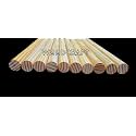 35mm 2 feet Wooden Stick Wooden Dowel Rod Smooth Finish Wood Stick Premiume Quality for Curtain Rods, Exercises Yoga Wall Hanging Macram� Home D�cor Art &amp; Craft DIY Projects.