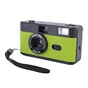 XUMIUZIY 35MM Film Camera, Reusable Lightweight Retro Camera with Built in Flash and Manual Focus, for Photography and Storytelling (Black Red)