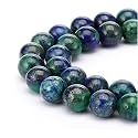 35pcs Adabele Natural Lapis Chrysocolla Gemstone 10mm Round Beads