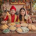 35PCS Punjabi Kitchen Play Food Set for Kids – Punjabi Gifts I Soft Fabric Indian Kitchen Toy Collection | Traditional Punjabi Dishes Role Play Set | Punjabi Toys for Kids