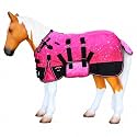 CHALLENGER 1200D Foal Winter Blanket Miniature Pony Donkey Bellyband Turquoise Rustic