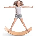 36" Balance Board Kids, Wooden Wobble Board, Montessori Balance Toy