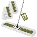 36" Commercial Dust Mop for Janitor: Dust Broom for Hardwood Floor Cleaning