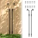 36" Heavy Duty Cane Bolt Drop Rod for Gate, Pack of 2