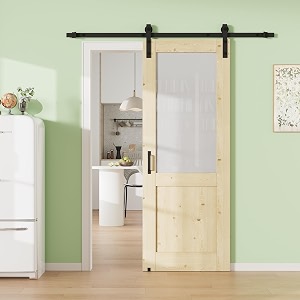 30in x 80in 10-Lite Tempered Frosted Glass