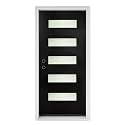 36"x80" Fiberglass Entry Door with Vinyl Frame,Right Hand Inswing