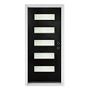 36"x80" Fiberglass Entry Door with Vinyl Frame, Left Hand Inswing