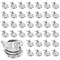 36 Pack 1/2" Clamp Type Cable Connectors for Romex, Zinc Alloy Wire Clamps