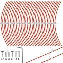 36 Pack AF-100 AF-100-BKP Pre-Cut Replacement Line 0.11" Compatible with Black Decker GH912 GH900 GH600 GH400 GH500 String Trimmers Polycarbonate Head,Quickload Line with Screw Parts(43 Pack)