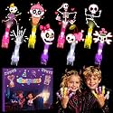 36 Pack Bad to the Bone Party Favors LED Finger Lights for Kids