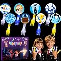 36 Pack Boss Boy Party Favors LED Finger Lights for Kids