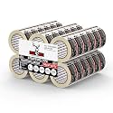 36 Pack Buck Strapping Tape 2 Inch x 60 Yds (180ft), 5.5 Mil – Heavy Duty Fiberglass Tape, Filament Tape, Reinforced Packing Tape with Synthetic PET Adhesive for Bundling, Shipping &amp; Palletizing