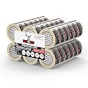 36 Pack Buck Strapping Tape 2 Inch x 30 Yds (90ft), 5.5 Mil – Heavy Duty Fiberglass Tape, Filament Tape, Reinforced Packing Tape with Synthetic PET Adhesive for Bundling, Shipping &amp; Palletizing