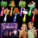 36 Pack Cartoon Beaver Party Favors LED Finger Lights for Kids