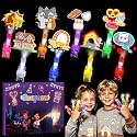 36 Pack Cat and Mouse Party Favors LED Finger Lights for Kids