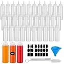 36 Pack Condiment Squeeze Bottles Ketchup Bottles