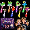 36 Pack Monster Party Favors LED Finger Lights for Kids
