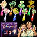 36 Pack Snake Party Favors LED Finger Lights for Kids