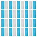 Gosknor 36pcs Metal Adhesive Strips for Magnetic Under Cabinet Lights