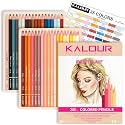 KALOUR PDAS 36 Skin Tones Colored Pencils Portrait Set Oil Based Pre-sharpened Drawing Pencils for Beginner Adult Artist Coloring Book Drawing Sketching Art Project, With Light Fast Ratings