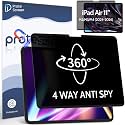 360° Magnetic Privacy Screen for iPad Air 11 Inch (2024-2026, M2/M3/M4), 4 Way Privacy Removable Anti Glare Blue Light Filter Shield Film Anti Spy Protector
