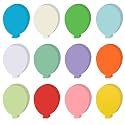 360 Pcs Balloons Paper Balloon Cutouts 3.9 Inch Assorted Colors Die-Cut Hot-Air Balloon Shapes for Classroom Bulletin Boards, DIY Crafts, Party &amp; Office Decoration