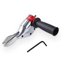 360° Pivoting Drill Metal Shear Attachment, Professional Power Tool Accessory for Cordless & Corded Drills, Heavy-Duty Metal Cutter for Iron, Aluminum & Copper Sheets with Adjustable Handle- R