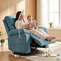 360 Swivel Glider Rocking Chair Nursery Oversized