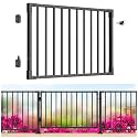36in x 4ft All Aluminum Deck Gate for 30+ Years Outdoor Use, No-Sag